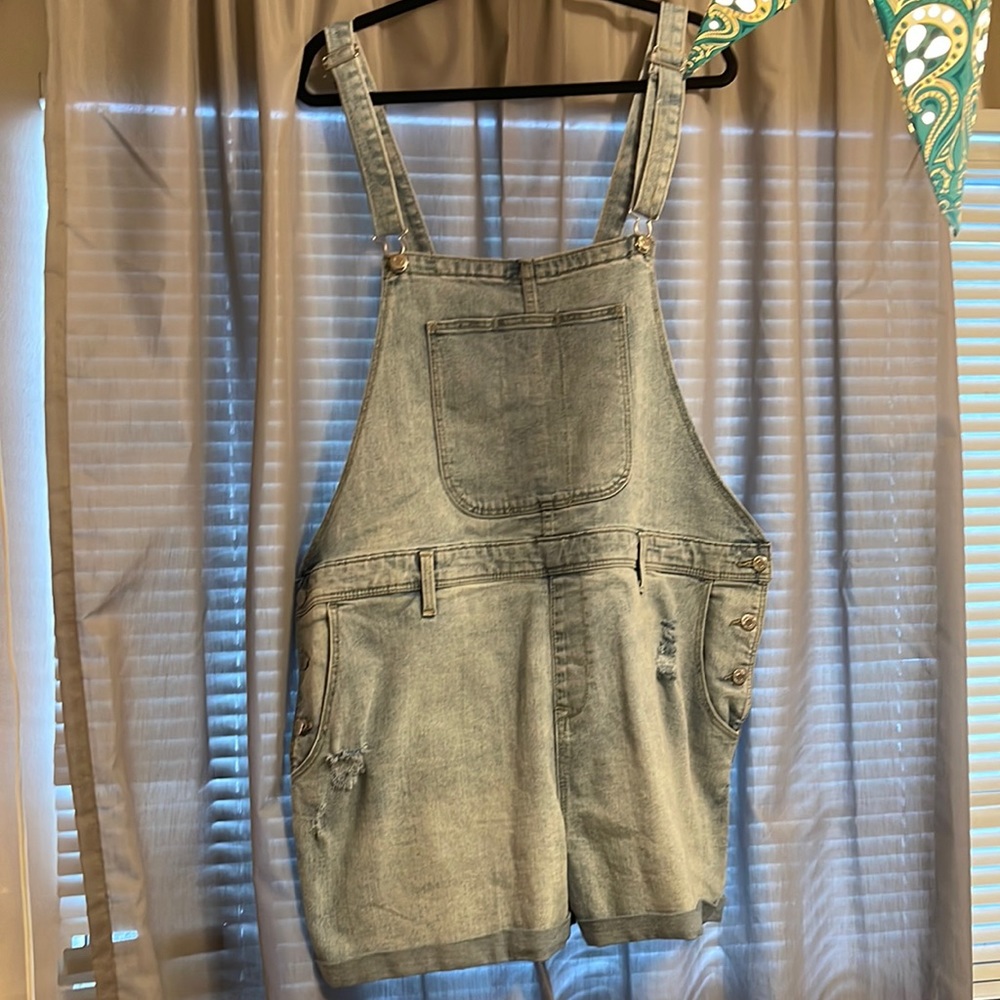 Overalls Shorts (Plus)